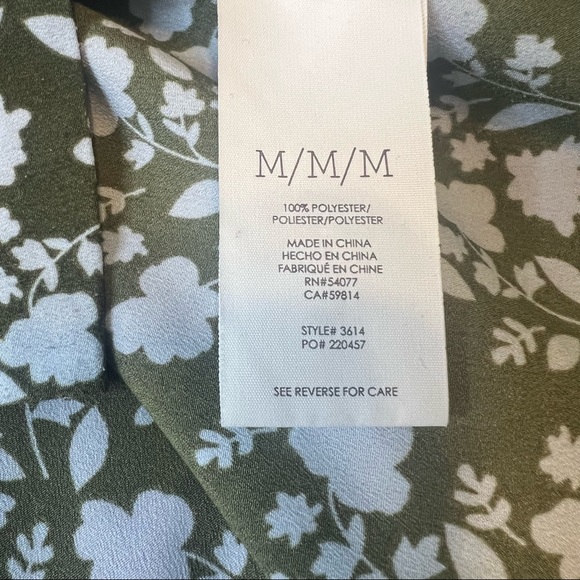 Cabi Sleeveless Green & Blue Pullover Top Shirt Size Medium M - Picture 5 of 6